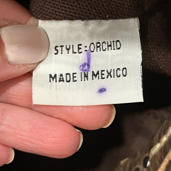 Bed Stu Orchid Studded Leather Satchel Purse/Bag - Picture 9 of 9